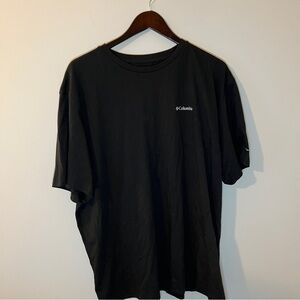 Columbia Men's Black Short-Sleeve Omni-Wick Crew Tee with Chest Logo